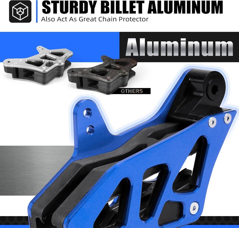 NICECNC Blue Motorcycle Chain Guide Aluminum Compatible with Husaberg FE FX TE 2009-2013,Compatible with Husqvarna 125-501 2014-2023，Compatible with Husky TC 85 2018-2019,See Fitment - Image 3
